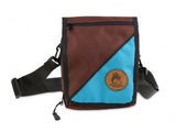 brown/blue Firedog dog training bag
