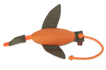 green/orange firedog duck dummy