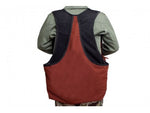 rear of burgundy Firedog hunter air training vest