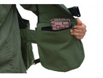 pocket of khaki Firedog hunter air training vest
