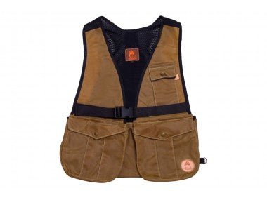 tan Firedog waxed hunter air vest