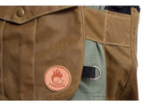 Firedog waxed hunter air vest pocket logo