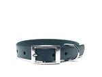 navy Mystique BioThane collar Deluxe