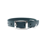 navy Mystique BioThane collar Deluxe