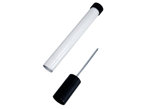 point on black/white marking stick