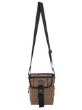 mini deluxe waxed game bag brown and strap