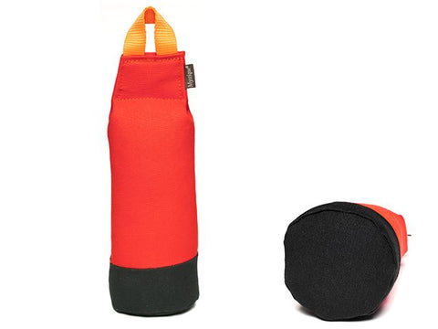 orange/black straight line dog dummies