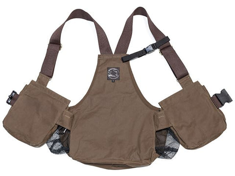 brown waxed Mystique light dummy vest rear