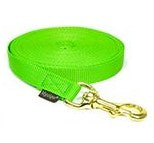 lime nylon tracking leash